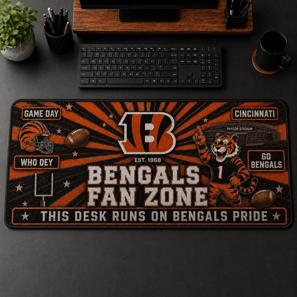 All Football Teams Fans Zone Desk Mat Mouse Pad Plus Size Trending - 5to9vibe