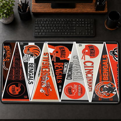 All Football Teams Vintage Anniversary For Fans Desk Mat Mouse Pad Trending - 5to9vibe