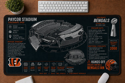 All Football Stadium BluePrint Desk Mat Mouse Pad Plus Size Trending - 5to9vibe