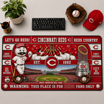 All Baseball Teams Anniversary For Fans Desk Mat  Baseball  Desk Mat Mouse Pad Plus Size - 5to9vibe