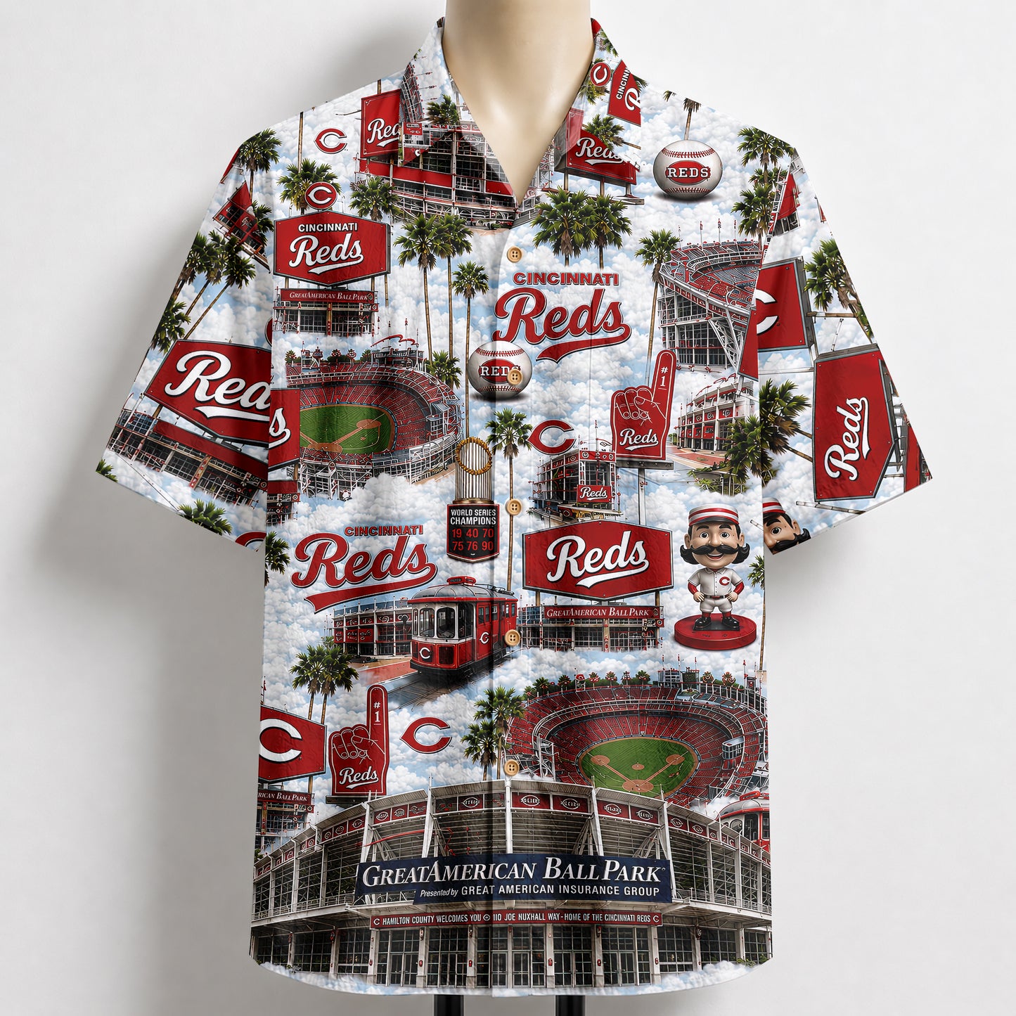 All Baseball Teams Iconic Moments Aloha Shirt for Baseball Fans Button-Up Unisex Hawaiian Shirt For Men and Women