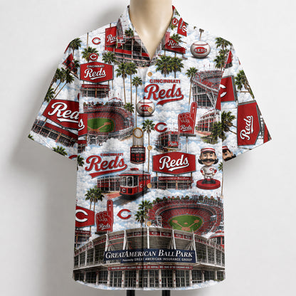 All Baseball Teams Iconic Moments Aloha Shirt for Baseball Fans Button-Up Unisex Hawaiian Shirt For Men and Women