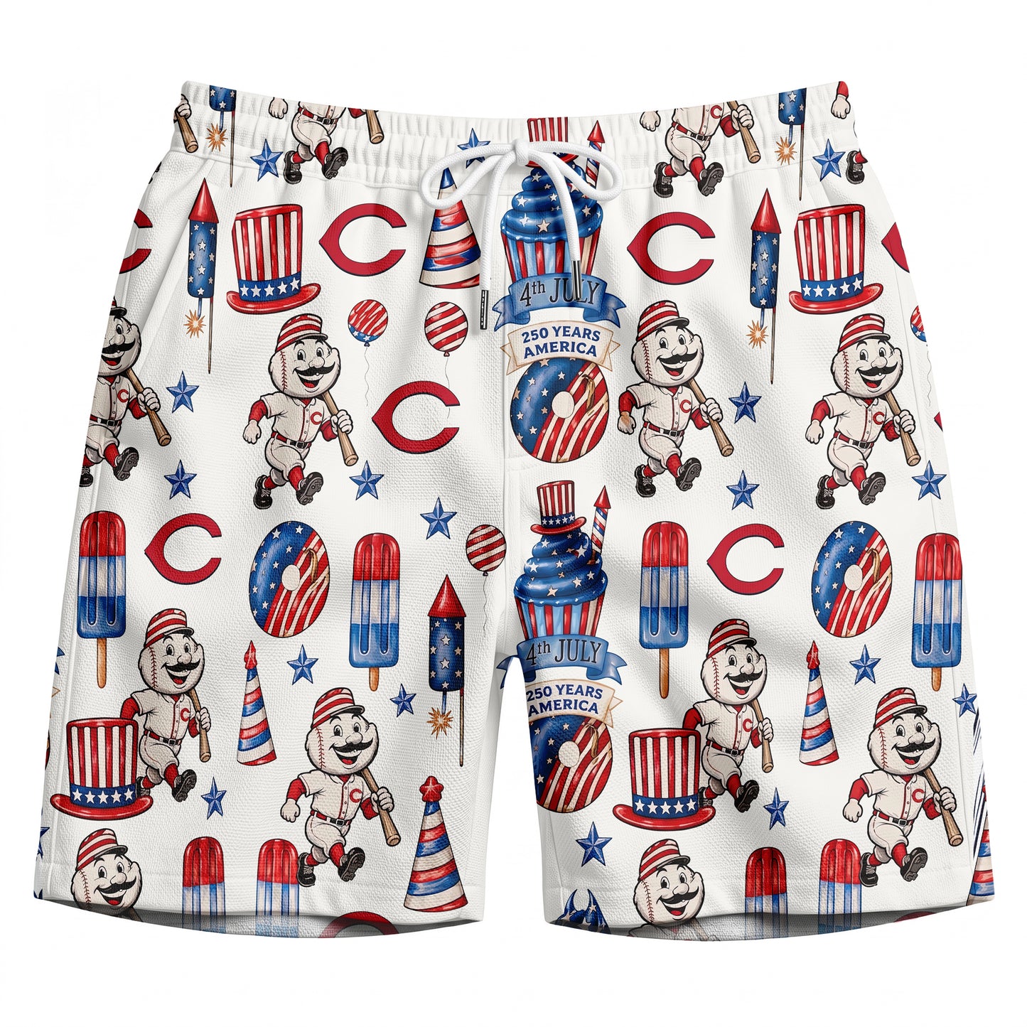 WN Baseball Team 4th July 250 Years Anniversary America Premium Unisex Hawaiian Shirt For Men and Women