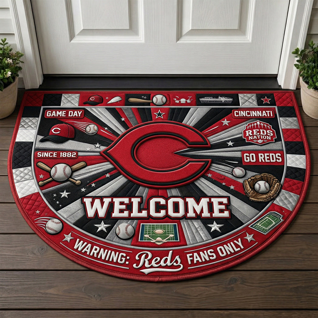 Baseball All Teams Custom Premium Welcome Mat – Personalized Baseball Doormat