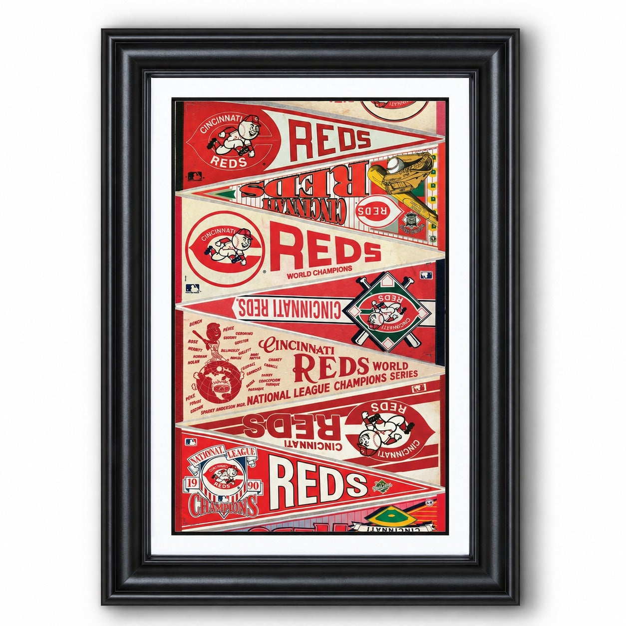 All Baseball Teams Vintage Anniversary For Baseball Fans Poster No Frame - Vertical Poster - 5to9vibe