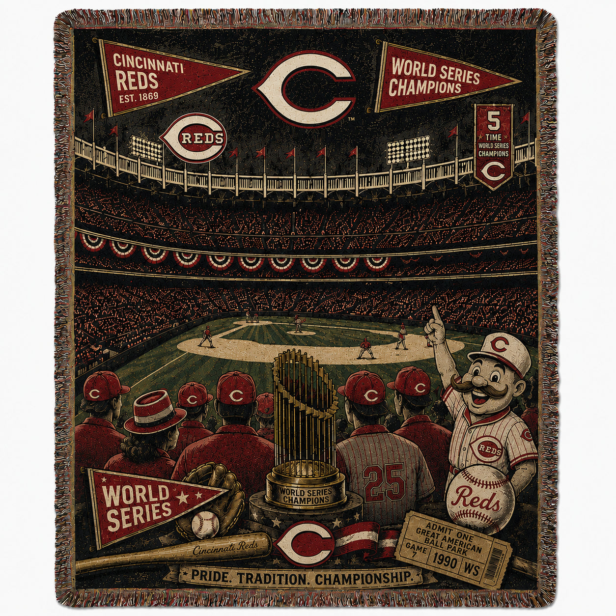 Alfombra personalizada de bienvenida premium de equipo de la MLB – Felpudo de béisbol personalizado
