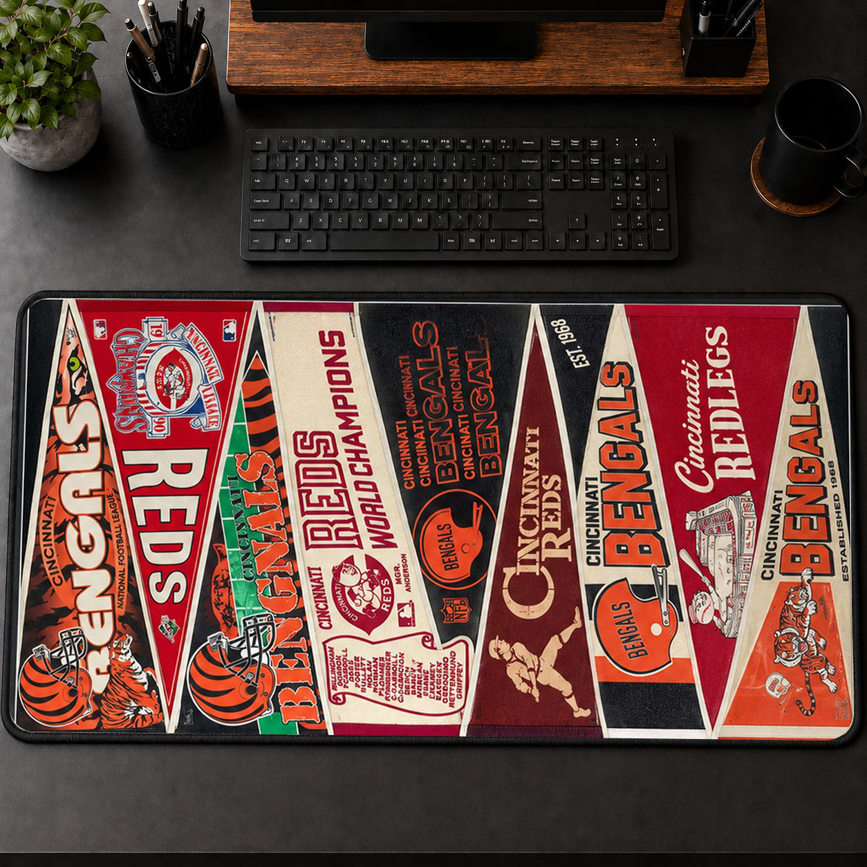All Sport Teams City Vintage Anniversary For Fans Desk Mat Mouse Pad Trending - 5to9vibe