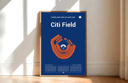 Baseball Stadium Seating Chart - Vertical Poster - 5to9vibe