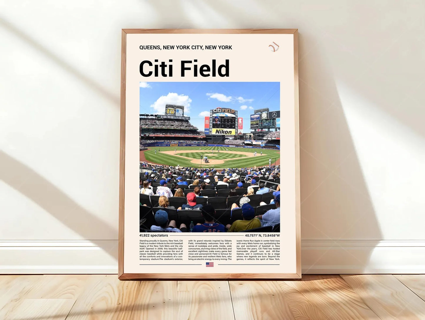 Baseball Stadium Major League Vintage - Vertical Poster - 5to9vibe