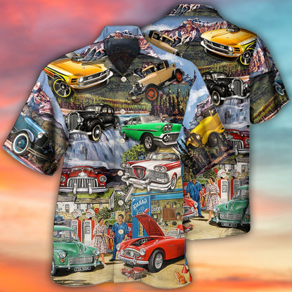 Car Classic Car Life Style - Hawaiian Shirt 