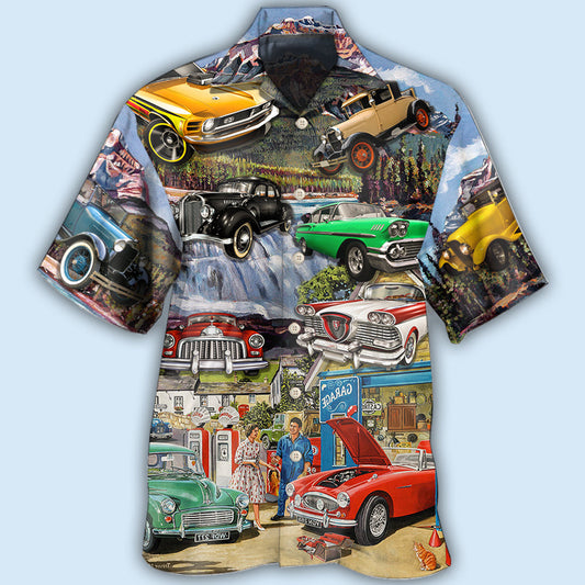 Car Classic Car Life Style - Hawaiian Shirt 