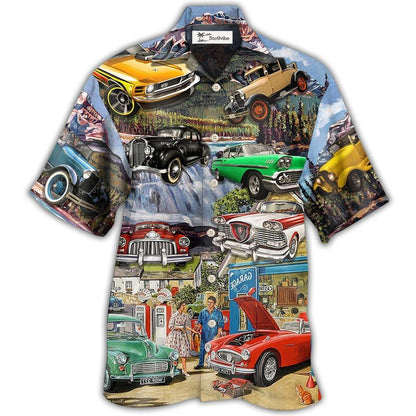 Hawaiian Shirt / Adults / S Car Classic Car Life Style - Hawaiian Shirt 