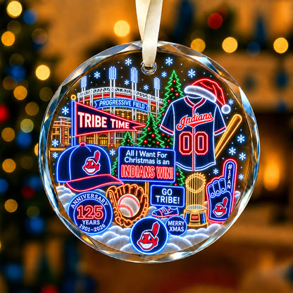 Adorno de vidrio de béisbol, 3 unidades con caja de regalo, equipo de béisbol de Navidad - Adorno de vidrio