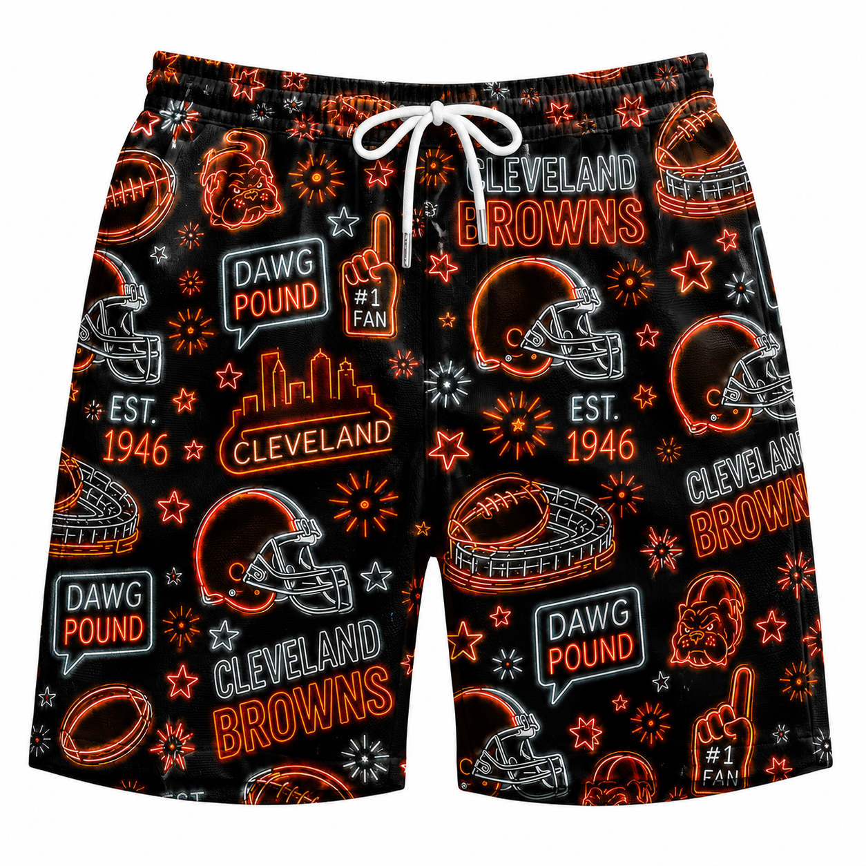 All Football Teams Neon Vibe Summer Button-Up Unisex Hawaiian Shirt For Men and Women-Hawaiian Shirt-5TO9VIBE