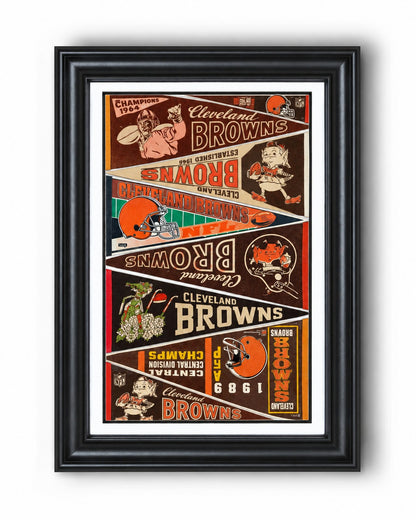 All Football Teams Vintage Anniversary For Fans No Frame Vertical Poster - 5to9vibe