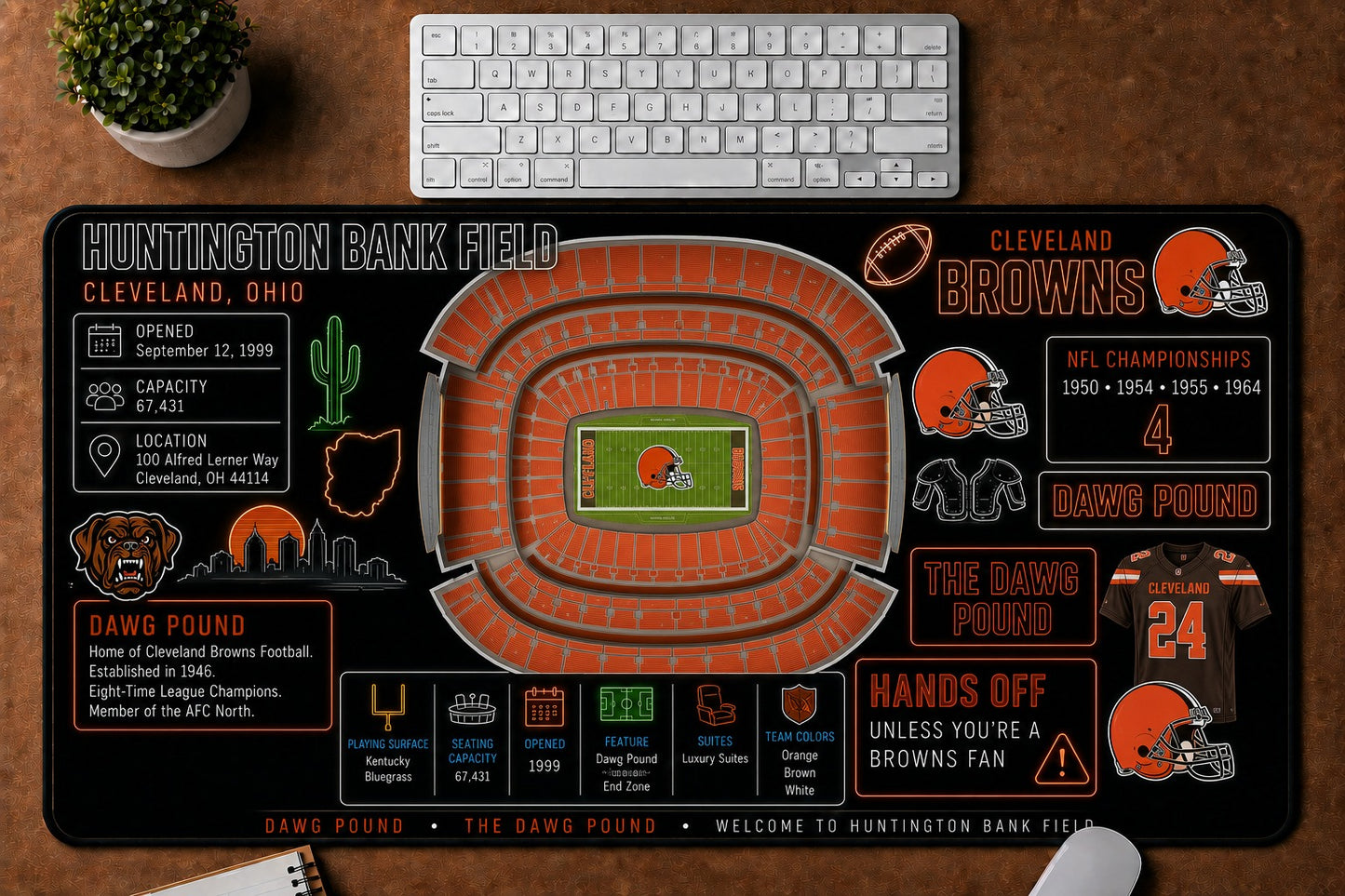 All Football Stadium Infographic Desk Mat Mouse Pad Plus Size Trending - 5to9vibe