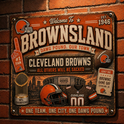 All Football Fans Teams Rustic Only Vintage Metal Sign - 5to9vibe