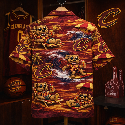 CC Basketball Mascot Beach Viber Unisex Hawaiian Shirt For Men & Women