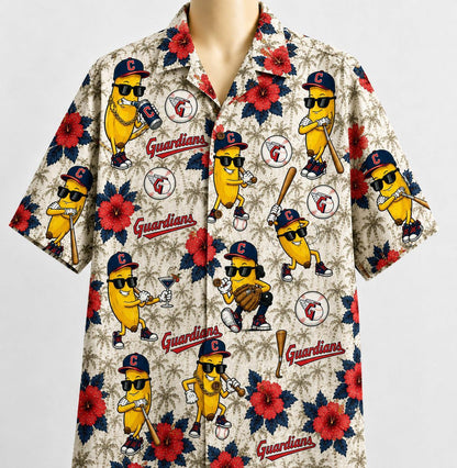All Baseball Teams banana Hibiscus Flower Beach Vibe Aloha Premium Unisex Hawaiian Shirt For Men and Women