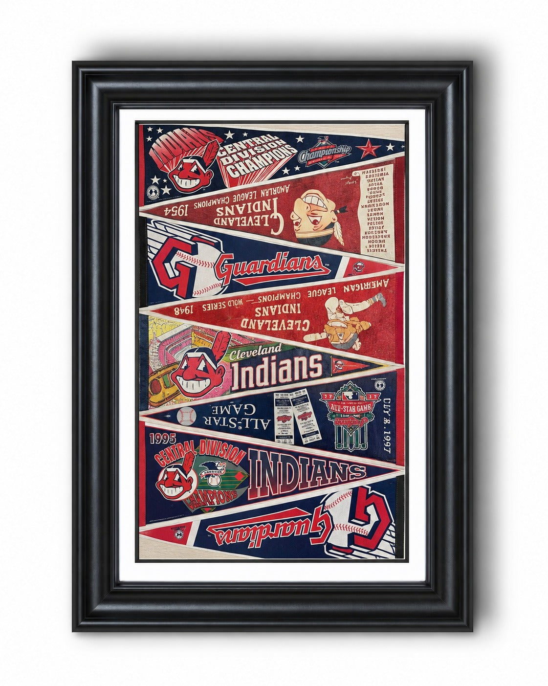 All Baseball Teams Vintage Anniversary For Baseball Fans Poster No Frame - Vertical Poster - 5to9vibe
