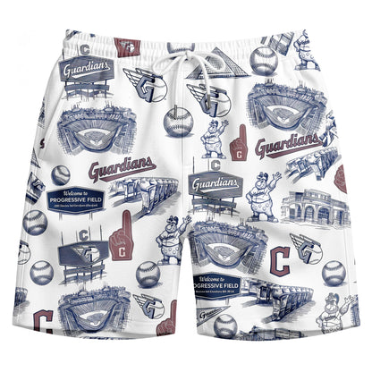 LAD Baseball Stadium SGA Blue Vibe Unisex Hawaiian Shirt