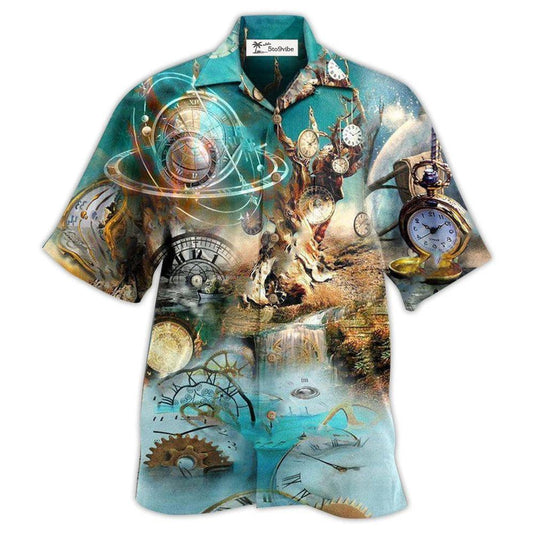 Hawaiian Shirt / Adults / S Clock If Not Now When Clock Ring - Hawaiian Shirt 