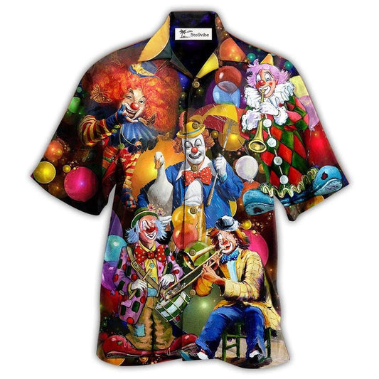 Hawaiian Shirt / Adults / S Clown Happiness - Hawaiian Shirt 