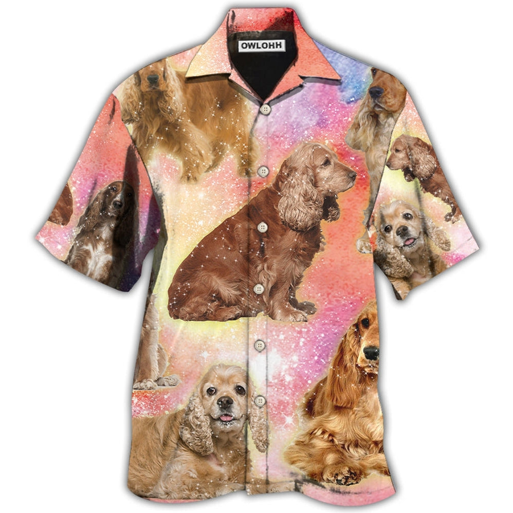 Hawaiian Shirt / Adults / S Cocker Spaniel Dog Blur Color Lovely Style - Hawaiian Shirt 