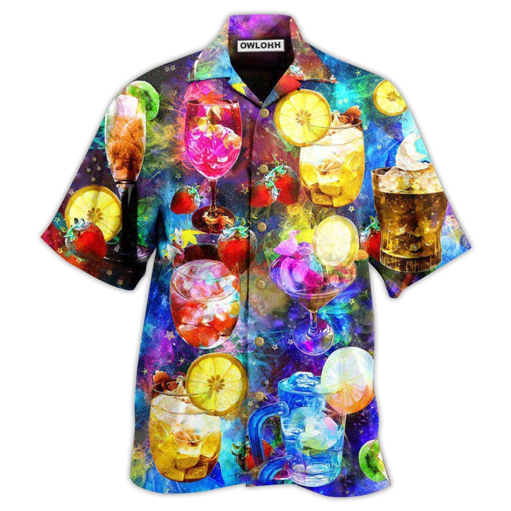 Hawaiian Shirt / Adults / S Cocktail Life Is A Crazy Mixture Of Cocktail - Hawaiian Shirt 