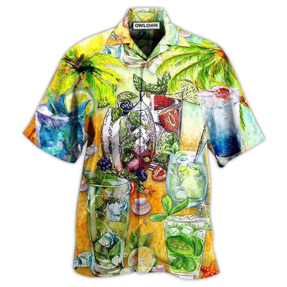 Hawaiian Shirt / Adults / S Cocktail Mojito Gives Summer Vibe - Hawaiian Shirt 