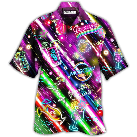 Hawaiian Shirt / Adults / S Cocktail Moscow Mule Happy Hour Stunning Style - Hawaiian Shirt 