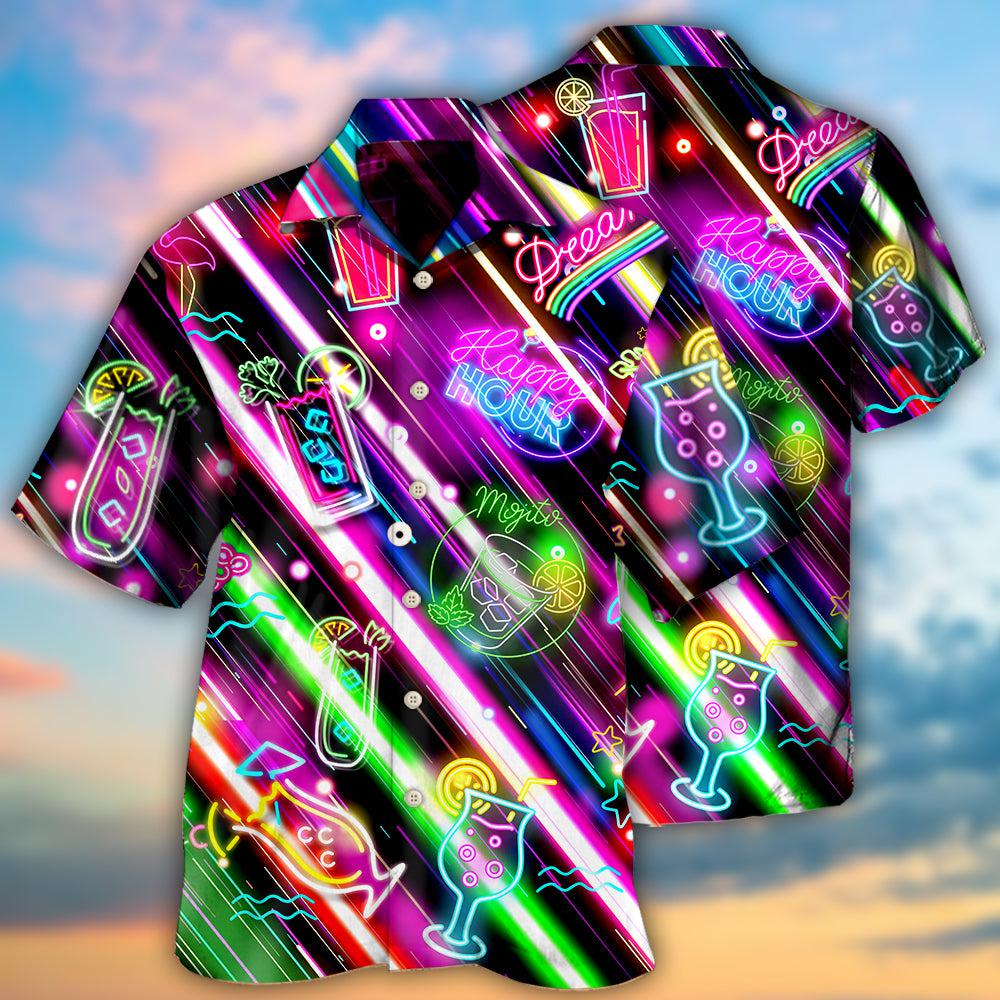 Cocktail Mojito Happy Hour Stunning Style - Hawaiian Shirt 