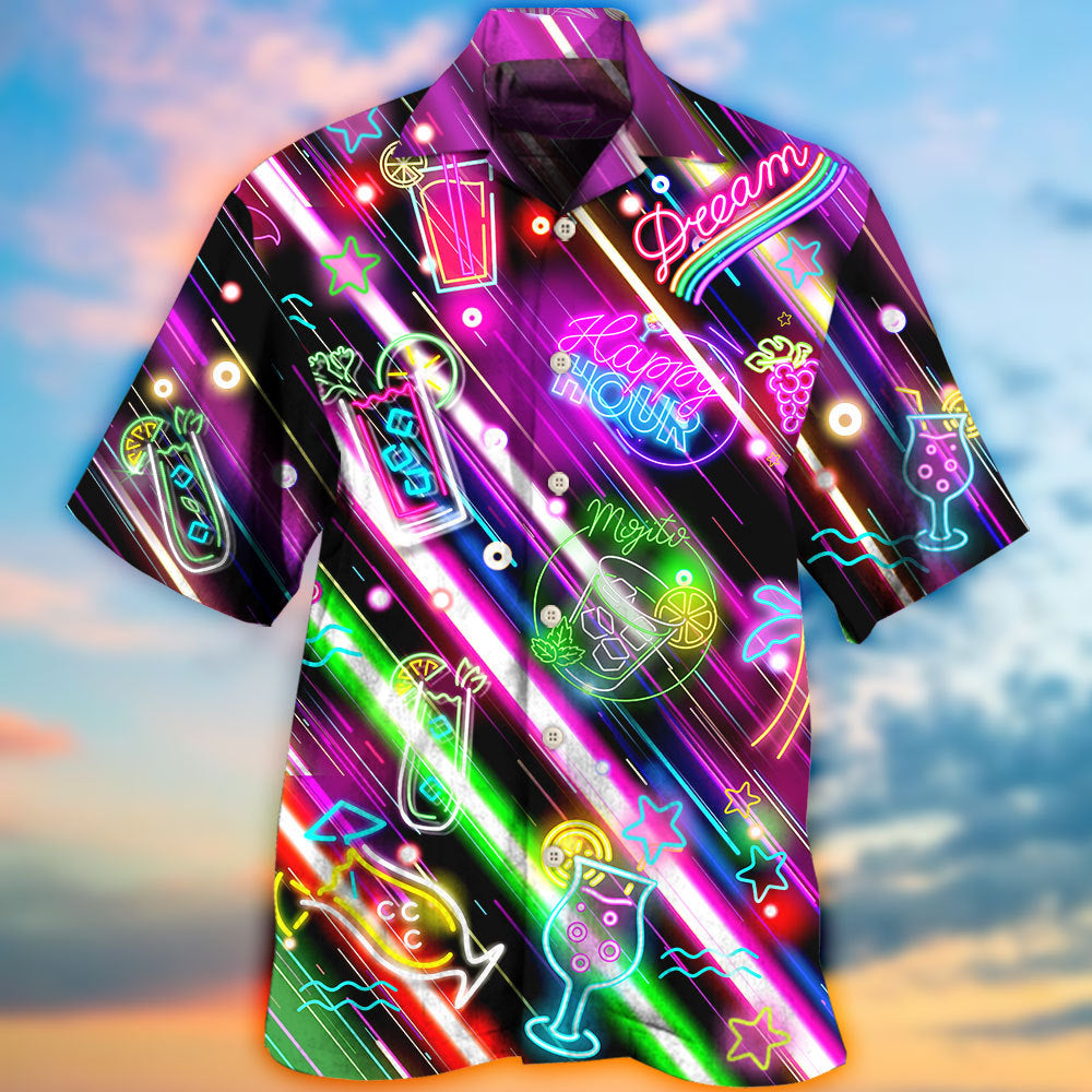 Cocktail Mojito Happy Hour Stunning Style - Hawaiian Shirt 