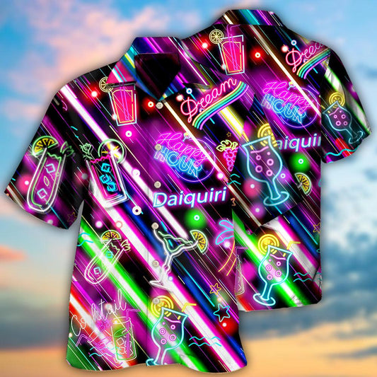 Cocktail Daiquiri Happy Hour Stunning Style - Hawaiian Shirt 