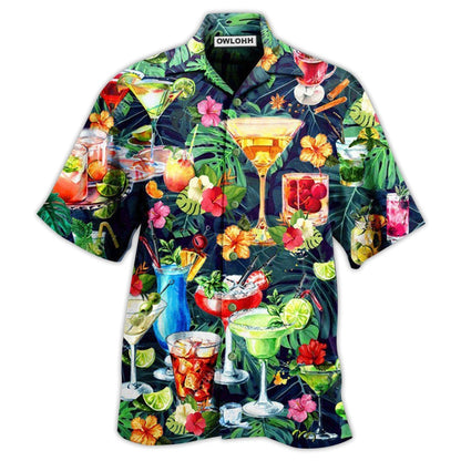 Hawaiian Shirt / Adults / S Cocktail ls I Left My Heart In Hawaii - Hawaiian Shirt 