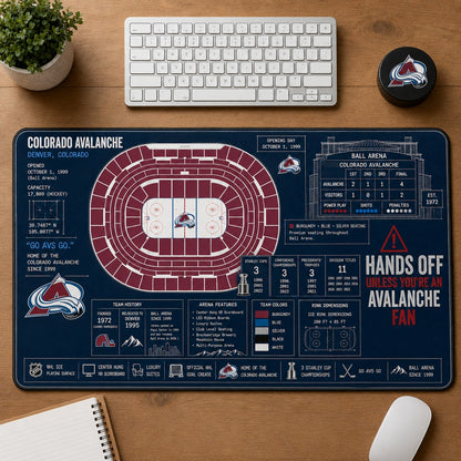 All Hockey Stadiums Arena Blueprint Desk Mat Mouse Pad Plus Size Trending - 5to9vibe