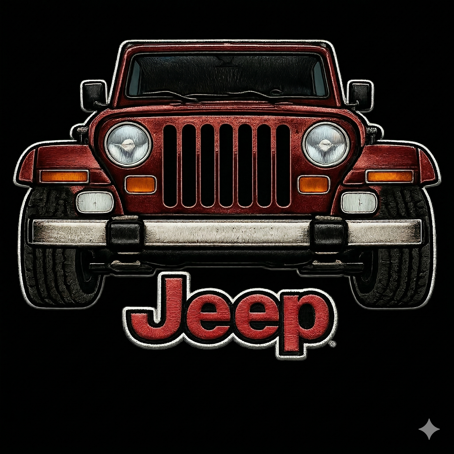 Sudadera prémium unisex Jeep bordada con cremallera de cuarto, suéter con cremallera de cuarto inspirado