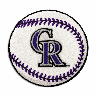 All Baseball Teams Baseball-Shaped Logo Baseball Fan Custom Quilted Print Premium Welcome Mat Washable Black Border – Personalized Baseball Doormat