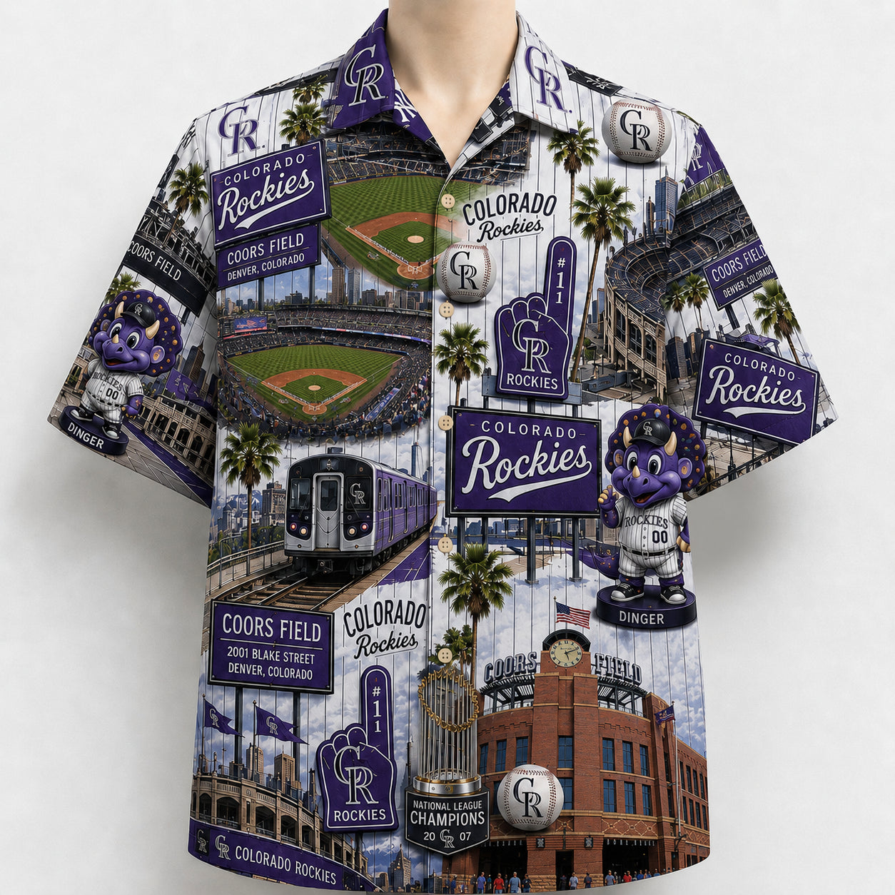 All Baseball Teams Iconic Moments Aloha Shirt for Baseball Fans Button-Up Unisex Hawaiian Shirt For Men and Women