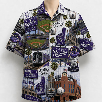 All Baseball Teams Iconic Moments Aloha Shirt for Baseball Fans Button-Up Unisex Hawaiian Shirt For Men and Women