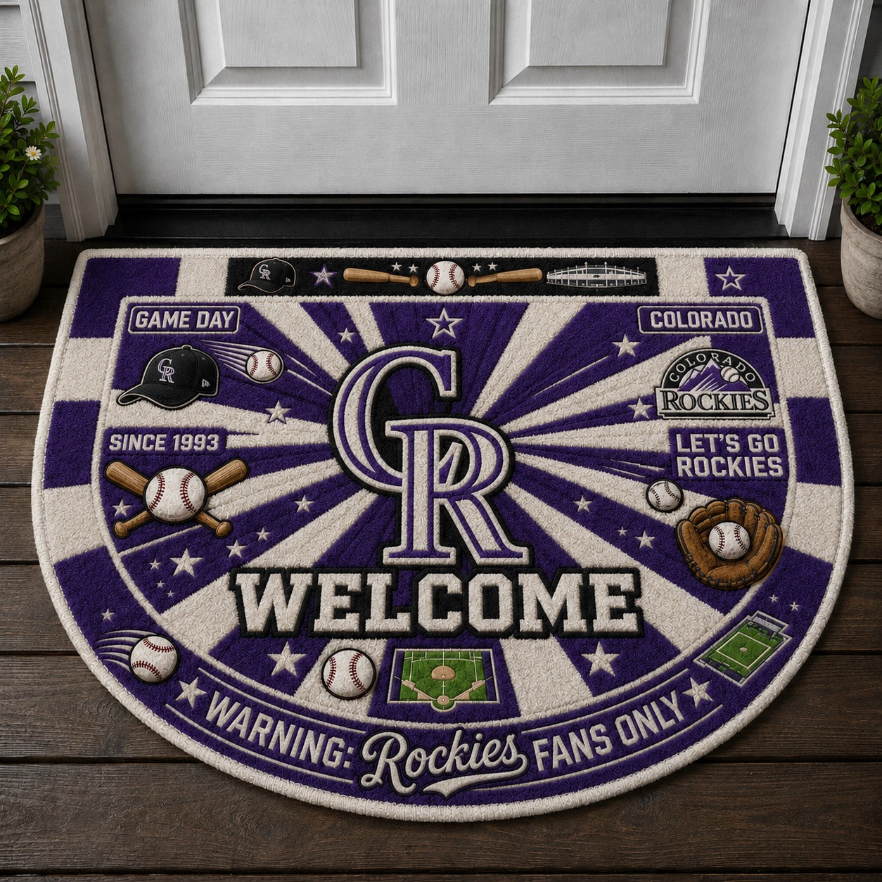 Football All Teams Custom Premium Welcome Mat – Personalized Doormat