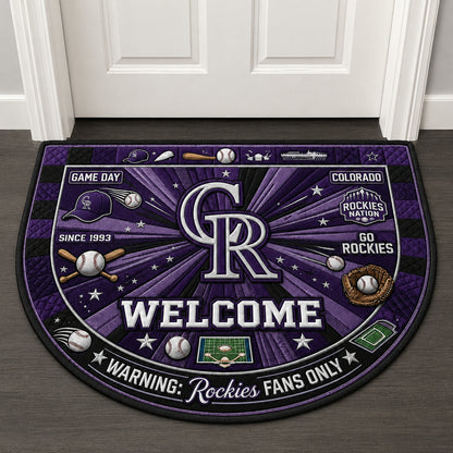 Alfombra personalizada de bienvenida premium de equipo de la MLB – Felpudo de béisbol personalizado