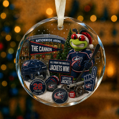 All Hockey Teams Christmas Glass Ornament With Gift Box Trending - 5to9vibe