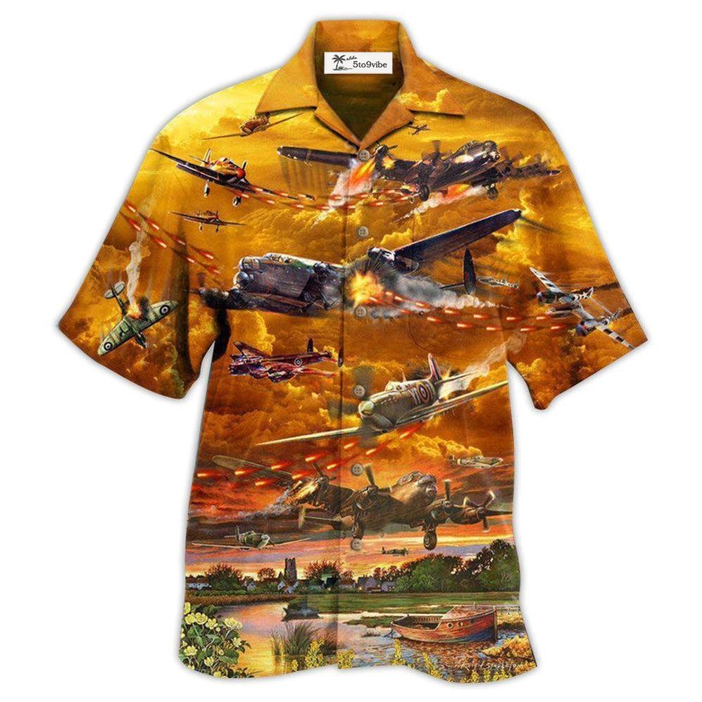 Hawaiian Shirt / Adults / S Combat Aircraft Crashing Is What's Dangerous Fire War - Hawaiian Shirt 