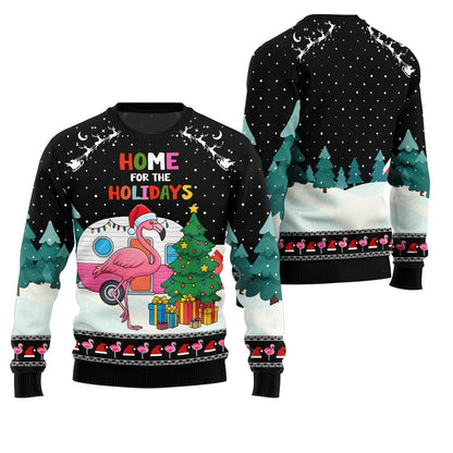 Coming Home Flamingo Ugly Sweater