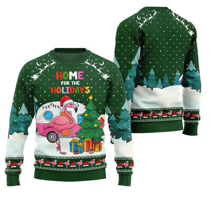 Coming Home Flamingo Ugly Sweater