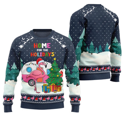Coming Home Flamingo Ugly Sweater