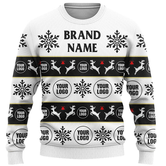 Company Logo Or Face Customized Ugly Christmas Sweater