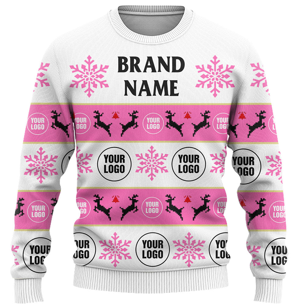 Company Logo Or Face Customized Ugly Christmas Sweater