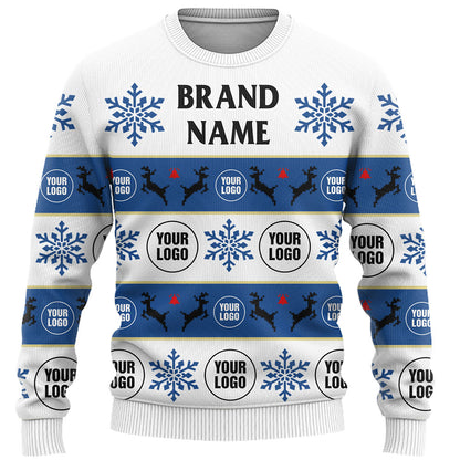 Company Logo Or Face Customized Ugly Christmas Sweater